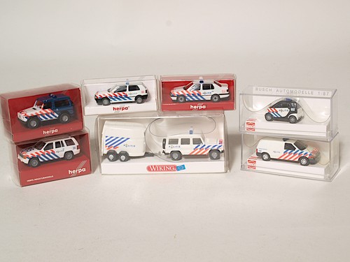 Politie polizei herpa busch - 7x,