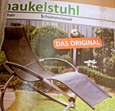 Liegestuhl Design - sehr bequem - leicht - schnell auf und abbaubar - original