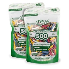 PURIZE Xtra Slim Size Aktivkohlefilter DOYPACK Ø 6mm - (1000 stk.) ✅MEGA PACK ✅