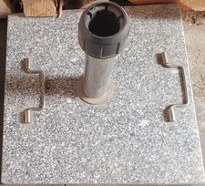  Sonnenschirmständer Quatratisch aus Granit 