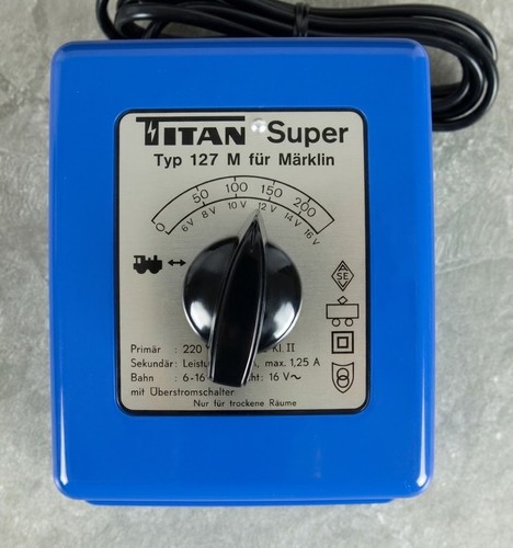 Modellbahntrafo titan typ 127 - titan,