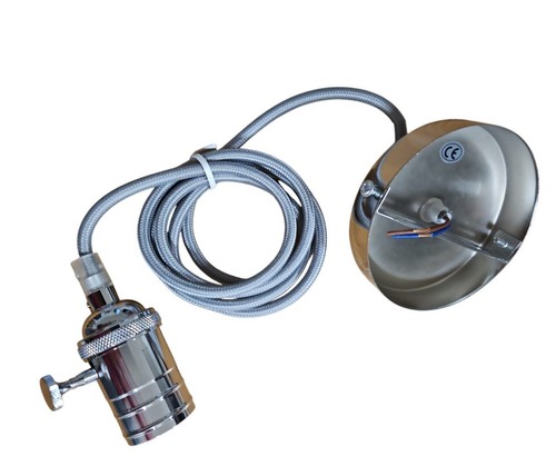 Lampenfassung chrom e27 - lampenfassung,