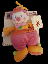 Nicotoy Spieluhr von Simba Baby Clown Kuscheltuch Pink NEU