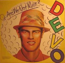 Devo Q: Are We Not Men? A: We Are Devo! MARBLE VINYL Warner Vinyl LP