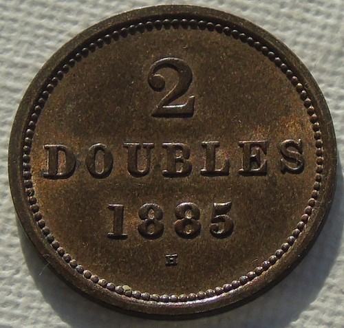 1885 guernsey doubles - 1885-h,