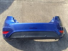 Ford Fiesta MK7 Stoßstange Hinten Blau