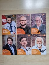 Bares für Rares,   6  Autogrammkarten, original handsigniert !!!