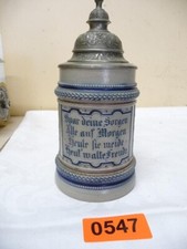 0547. Alter Steingut Bierkrug