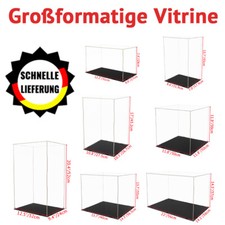 Große Vitrine Acryl Schaukasten für Figur Puppen Ball Display Case Box Plexiglas