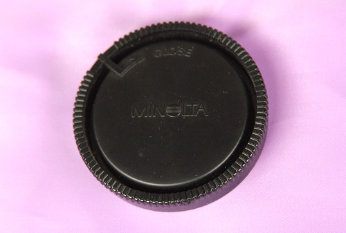 Minolta objektiv rückdeckel - objektiv,