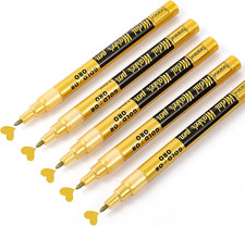 5 Acrylstifte in Gold