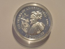 50 Dollar Silbermünze - 500