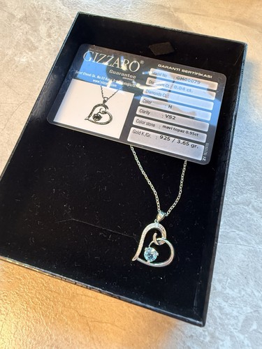Herz kette echtes silber - kette,