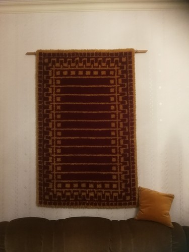 Retro wandteppich handarbeit - wandteppich,