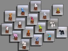 LEGO® Figuren City Friends - Huhn Schwein Vogel Lamm Hase Kaninchen Kalb