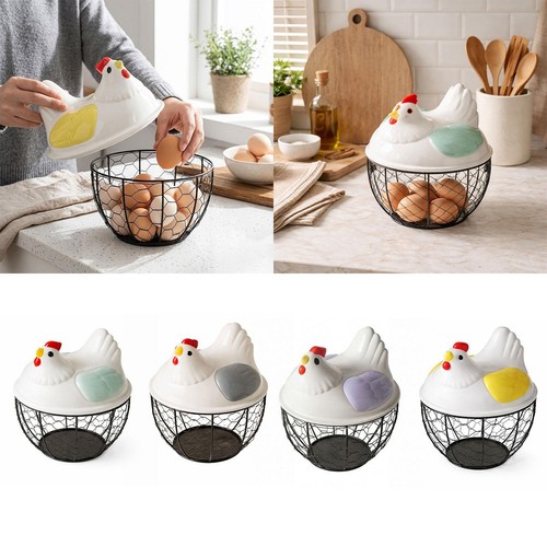 Huhn eierkorb drahtkorb - huhn,
