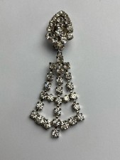 30453 Vintage Swarovski Kristallen Ohrclip 89mm