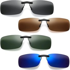4 Stück Sonnenbrille Clip