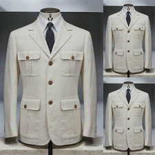 Formelle Männer Safari Jacken