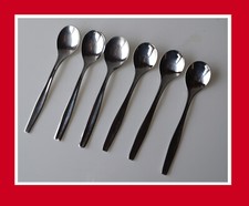 WMF Besteck 6 Mokkalöffel 12 cm Cromargan poliert FRANKFURT von Heinz Pfeiffer