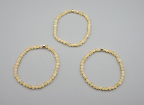 Orangencalcit armband 19 - ca.,