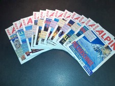 12x Zeitschrift / Magazin Alpin - Wandern - Klettern Jahrgang 1997 komplett
