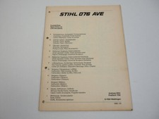 Stihl 076 AVE Kettensäge