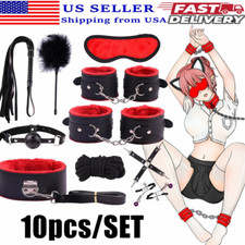 10Pcs Set SM Leather Bondage