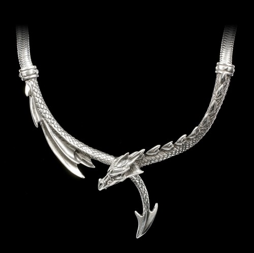 Alchemy drachen halskette - drachen,