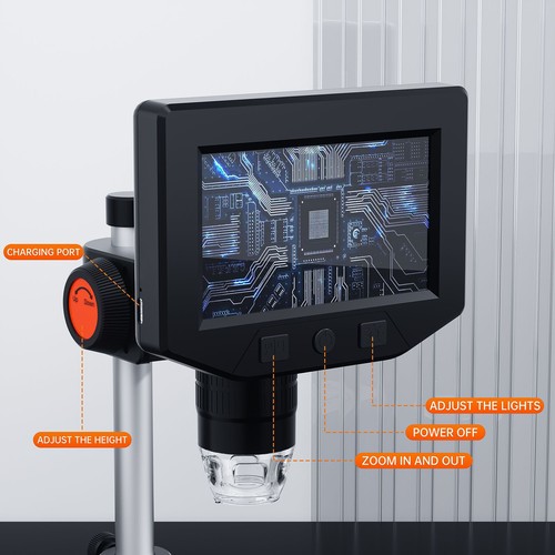 Zoll lcd digital mikroskop - 3,