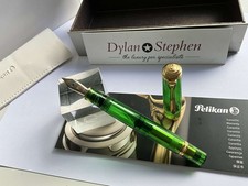 Pelikan Souveran M800 Green Demonstrator Füllfederhalter 18K EF Goldfeder