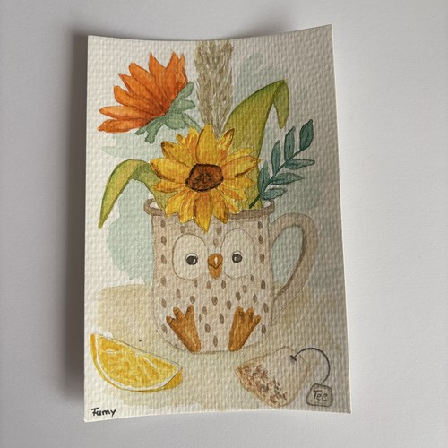 Handgemalt aquarell karte - handgemalt,