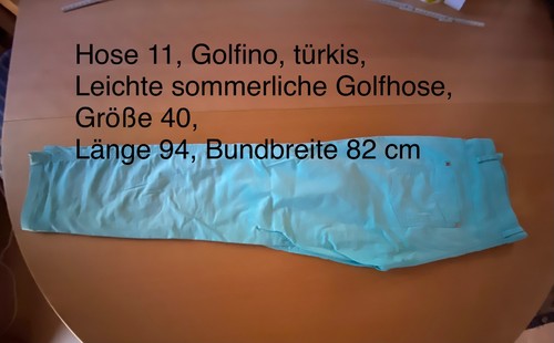 Golfhose türkis marke - golfhose, türkis,