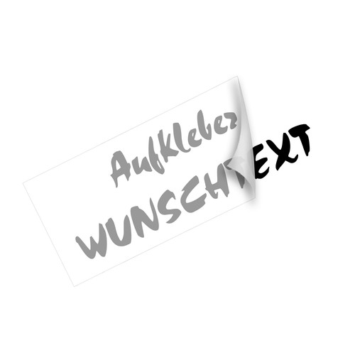 Wunschtext aufkleber selbst - aufkleber,