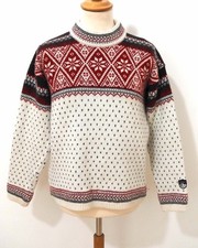 F.LLI Campagnolo Strick Pullover Grösse M Herren Island Norweger Style P375
