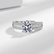 Blauer Spinell fünf Ringe Set