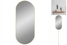 Wandspiegel Golden 90x40 Cm