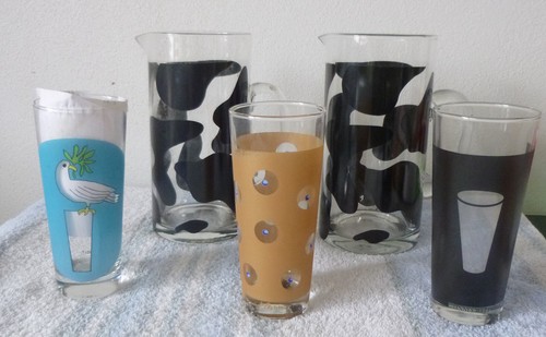 Milchkrüge 3 milchgläser - milchkrüge,