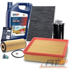INSPEKTIONSPAKET SET B + 5L 5W-30 FÜR AUDI A4 B6 B7 8E 1.9 2.0 TDI BJ 00-09