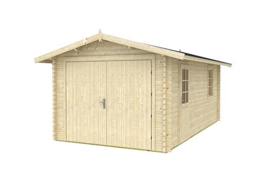 Holzgarage - 40-16,5m²,