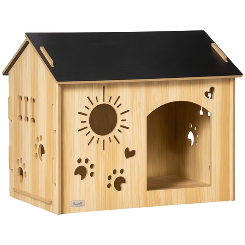 Hundehütte aus holz - aus,