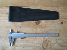 Preisser Messschieber Schiebelehre Analog 0-150mm schwarzes Etui