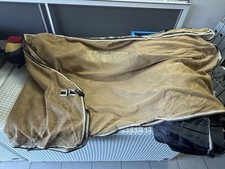 Fliegendendecke, feinmaschig, mit Klickverschluss vorne, Farbe: braun