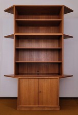 Teak 3er Modul Wohnreihe 465 WK Möbel Eck-Sideboards Mid Century 60er Vintage