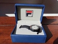 FILA Herren Uhr Aluminium 165Ft *80s/90s Vintage Clock*
