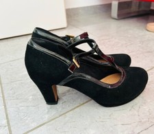 Neuw Clarks Pumps Spangenschuhe schwarz Gr 38 NP ca 100