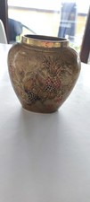 Messing Vase mit schönem