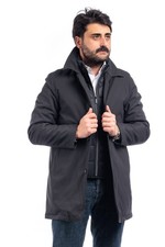 Herren Winter Trenchcoat