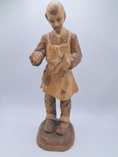 Vintage Holzfigur Schuster –