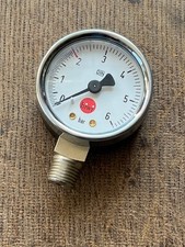 Manometer CO2  0 bis 6 bar 1/4